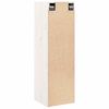 vidaXL Wall Cabinets 2 pcs White 30x30x100 cm Solid Pinewood