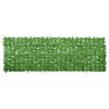 vidaXL Balcony Screen with Green Leaves 300x100 cm