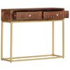 vidaXL Console Table 90x30x75 cm Solid Mango Wood