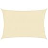 vidaXL Sunshade Sail 160 g/m&sup2; Cream 2x3 m HDPE