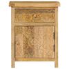 vidaXL Bedside Table Solid Mango Wood 40x30x50 cm