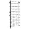 vidaXL Wine Rack for 96 Bottles Black Iron