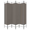 vidaXL 6-Panel Room Divider Anthracite 240x200 cm Fabric