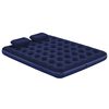 Bestway Inflatable Flocked Airbed with Pillow and Air Pump 203 x 152 x 22 cm 67374