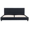 vidaXL Bed Frame without Mattress Black Faux Leather 160x200 cm