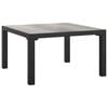 vidaXL Garden Coffee Table Grey 55x55x31 cm DPC and Steel
