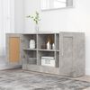 vidaXL Sideboard Concrete Grey 120x30.5x70 cm Engineered Wood
