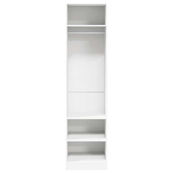 vidaXL Wardrobe White 50x50x200 cm Engineered Wood