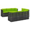 vidaXL 9 Piece Garden Pallet Lounge Set with Cushions Solid Pinewood