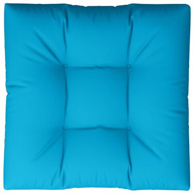 vidaXL Pallet Cushion Blue 80x80x12 cm Fabric