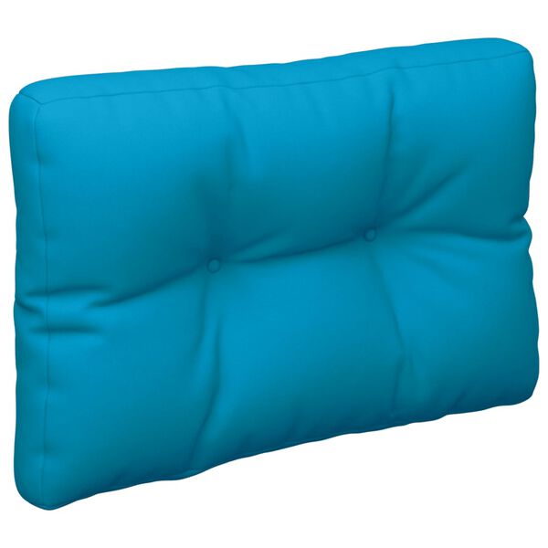 vidaXL Pallet Cushions 2 pcs Blue Fabric