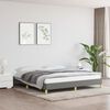 vidaXL Bed Frame without Mattress Dark Grey 180x200 cm Super King Fabric