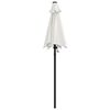 vidaXL Garden Parasol Sand White 200x224 cm Aluminium