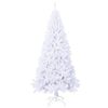 vidaXL Artificial Christmas Tree with Thick Branches White 180 cm PVC