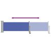 vidaXL Patio Retractable Side Awning 60x300 cm Blue