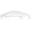 vidaXL Gazebo Top Cover 270 g/m² 4x3 m White