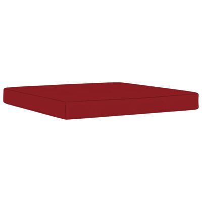 vidaXL 6 Piece Garden Lounge Set with Wine Red Cushions