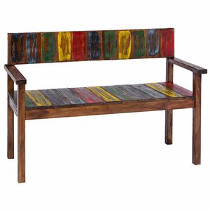 vidaXL Dining Chair | Set of 4 | Multicolour | Solid reclaimed wood | Standard