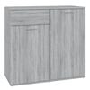 vidaXL Sideboard Grey Sonoma 80x36x75 cm Engineered Wood