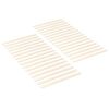 vidaXL Bed Slat 32 pcs Natural 90 x 6 x 1.3 cm Solid Pine Wood