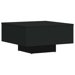 vidaXL Coffee Table | Black | Engineered Wood | Medium | Simple | Coffee Table