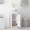 vidaXL Bathroom Cabinet White 32x33.5x90 cm Engineered Wood