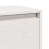 vidaXL Wall Cabinets 2 pcs White 45x30x35 cm Solid Pinewood