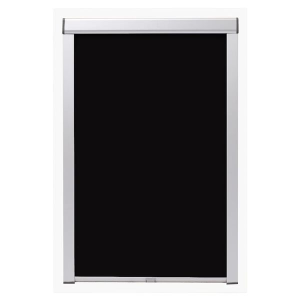 vidaXL Blackout Roller Blind Black PK06