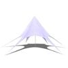 vidaXL Garden Gazebo | White | Oxford Fabric | Large | Collapsible