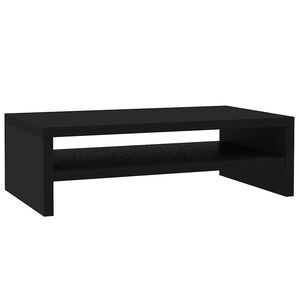 vidaXL Monitor Stand | Black | Engineered Wood | Compact | Monitor Stand