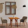 vidaXL 3 Piece Garden Dining Set Brown