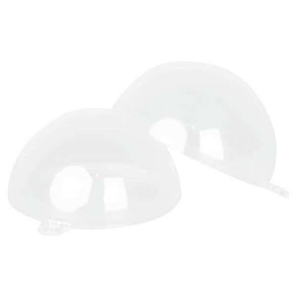 vidaXL Christmas Bauble Set 25 pcs Transparent Ø 8 cm