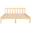 vidaXL Bed Frame without Mattress Solid Wood 140x200 cm