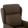 vidaXL Recliner Chair Brown Fabric