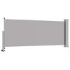 vidaXL Patio Retractable Side Awning 100 x 300 cm Grey