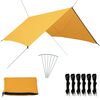 vidaXL Outdoor Tarp 3x2.85 m Yellow