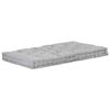 vidaXL Pallet Floor Cushion Cotton 120x80x10 cm Grey