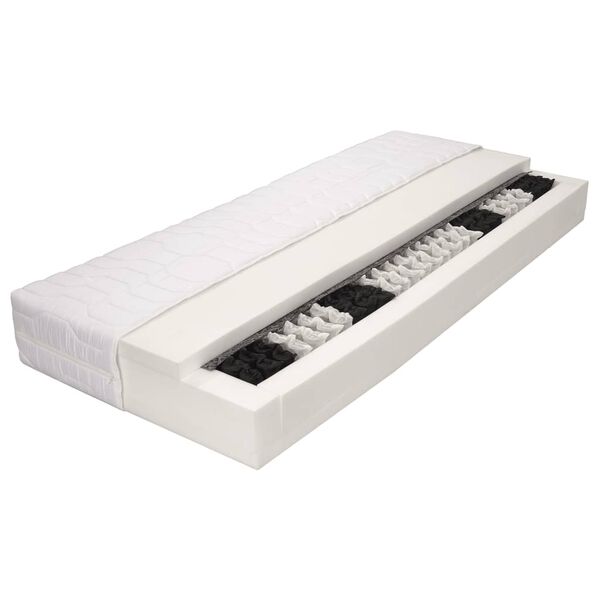 vidaXL Mattress 100x200 cm 7 Zone Pocket Spring 20 cm H2