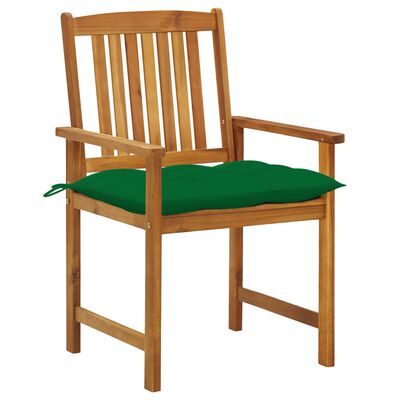 vidaXL Garden Chairs with Cushions 6 pcs Solid Acacia Wood