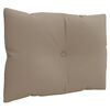 vidaXL Pallet Cushions 3 pcs Taupe Fabric