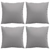 vidaXL Throw Pillows 4 pcs Grey 60x60 cm Fabric