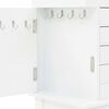 vidaXL Free Standing Jewelery Cabinet White