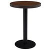 vidaXL Bistro Table Dark Brown 60 cm MDF