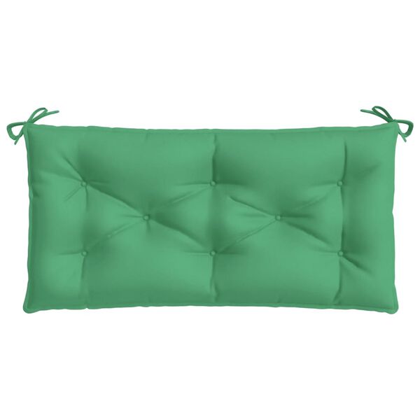 vidaXL Garden Bench Cushion Green 100x50x7 cm Oxford Fabric