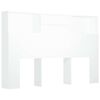 vidaXL Headboard Cabinet White 160x19x103,5 cm