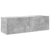 vidaXL 8 Piece TV Cabinet Set Concrete Grey Engineered Wood