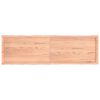 vidaXL Table Top Light Brown 180x50x(2-4)cm Treated Solid Wood Live Edge