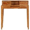 vidaXL Writing Desk with Drawers Solid Wood 88x50x90 cm