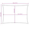 vidaXL Sunshade Sail Oxford Fabric Rectangular 2.5x4.5 m Brown