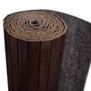 vidaXL Room Divider Bamboo Dark Brown Width 250 cm Height 165 cm